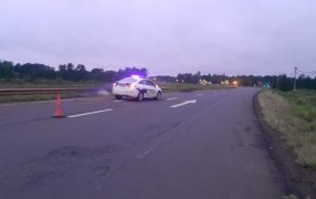 Falleció un motociclista tras un despiste sobre la Ruta Nacional N° 12, a la altura de la rotonda del Barrio del Lago en el Municipio misionero de Candelaria