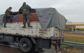 Gendarmería Nacional secuestró 125 toneladas de granos, las oleaginosas eran trasladadas por tres camiones