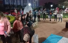 Apóstoles: Hubo una importante manifestación y asamblea de docentes