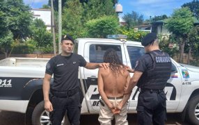 Apóstoles: La Policía de Misiones detuvo a un individuo acusado de amenazar y agredir a su pareja