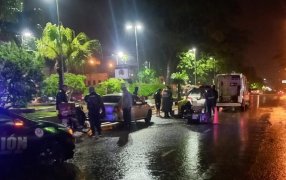 Oberá: Siniestro vial sobre la Avenida Libertad entre las calles, Rauch y Mosconi, dejó a un joven de 18 años lesionado