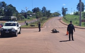 San Vicente: Colisión entre motocicletas, hubo dos personas lesionadas y fueron asistidos en el lugar