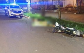 Misiones: Falleció motociclista de nacionalidad colombiana tras despistar y caer sobre la cinta asfáltica en la localidad de Wanda