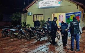 Desarticularon una red dedicada al robo, adulteración y venta de motocicletas en la zona norte de la provincia de Misiones