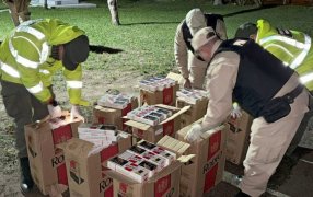 Gendarmes secuestraron rodado con cigarrillos: El automóvil evitó un dispositivo de control