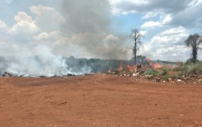 Apóstoles: Principio de incendio en un sector de la planta de reciclado, la pericia determinará sí fue espontáneo o provocado