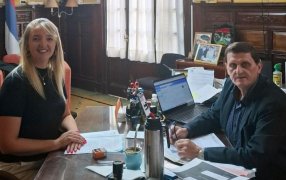 El Ministro Adolfo Safrán se reunió con los Intendentes de Bernardo de Irigoyen y Santo Pipó, abordaron una serie de temas vinculados con el desarrollo económico de los Municipios