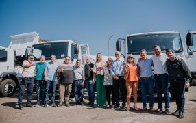 Adolfo Safrán: "Cinco Municipios recibieron camiones volcadores otorgado por el Gobierno Provincial"