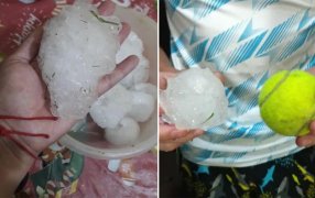 La caída de granizo de gran tamaño generó graves consecuencias en zonas de Mendoza y San Luis