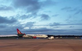 Flybondi dio inicio a la operación de su primer avión con matrícula y tripulación extranjera