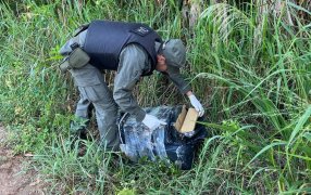 Misiones: Gendarmería Nacional incautó 52 paquetes de marihuana