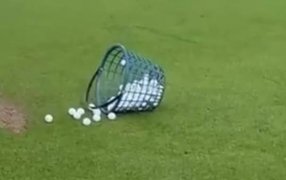 Fuera de límite: Robaron 1200 pelotas de golf en el driving range de un country de Pilar