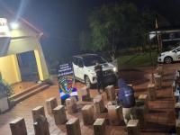 Una camioneta en fuga fue