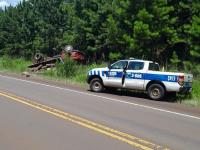 Despiste y vuelco de un c