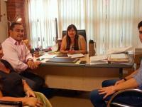 Una Delegación del El REN