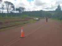 Motociclista lesionado tr