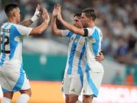 Sin Messi, gol de Giovani
