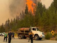 Incendios en Chubut: Cort