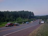 Transportaba un tráiler c