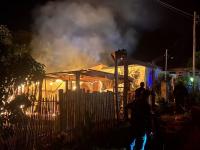 Misiones: Incendio consum