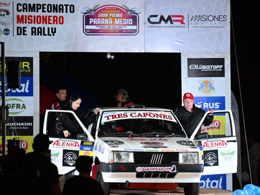 Rally Misionero: Los apostoleños representantes de la zona sur en el show de la largada simbólica