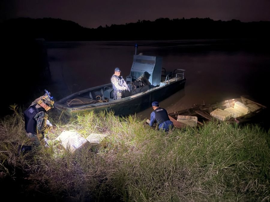 Misiones: Prefectura Naval Argentina decomisó un cargamento multimillonario de estupefacientes, el aforo de lo secuestrado supera los mil millones de pesos