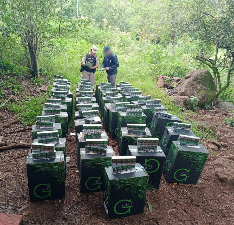Prefectura Naval Argentina secuestró cigarrillos de contrabando en la provincia de Misiones
