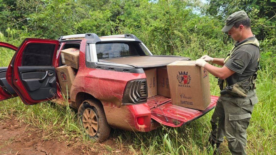 Gendarmería Nacional secuestró más de nueve mil paquetes de cigarrillos: El vehículo utilizado poseía pedido de secuestro por robo
