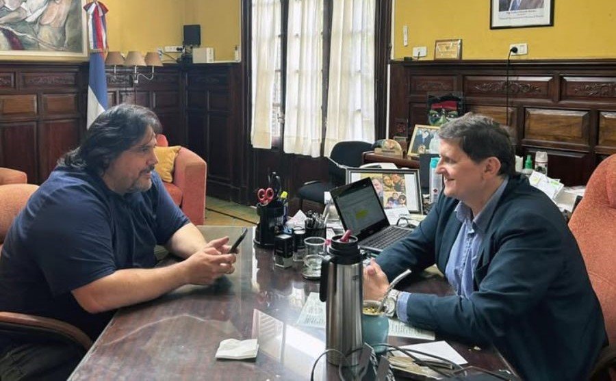 Adolfo Safrán: "Productiva reunión con el Intendente de la localidad de Puerto Libertad Nandy Ferreira