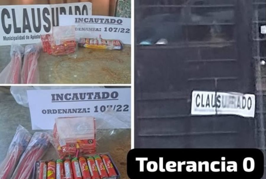 Apóstoles: Se llevan a cabo operativos de control de venta de pirotecnia