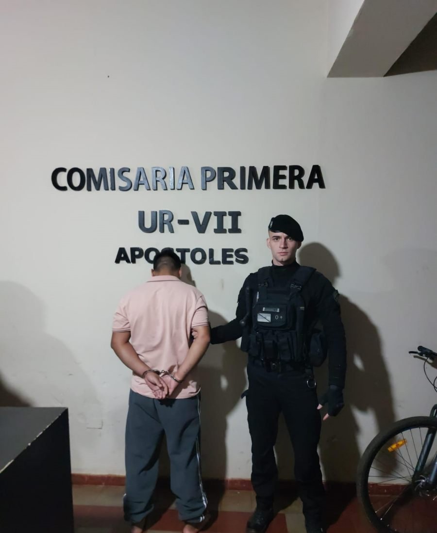 Apóstoles: Perdieron el partido, regresó armado y amenazó a todos, fue detenido