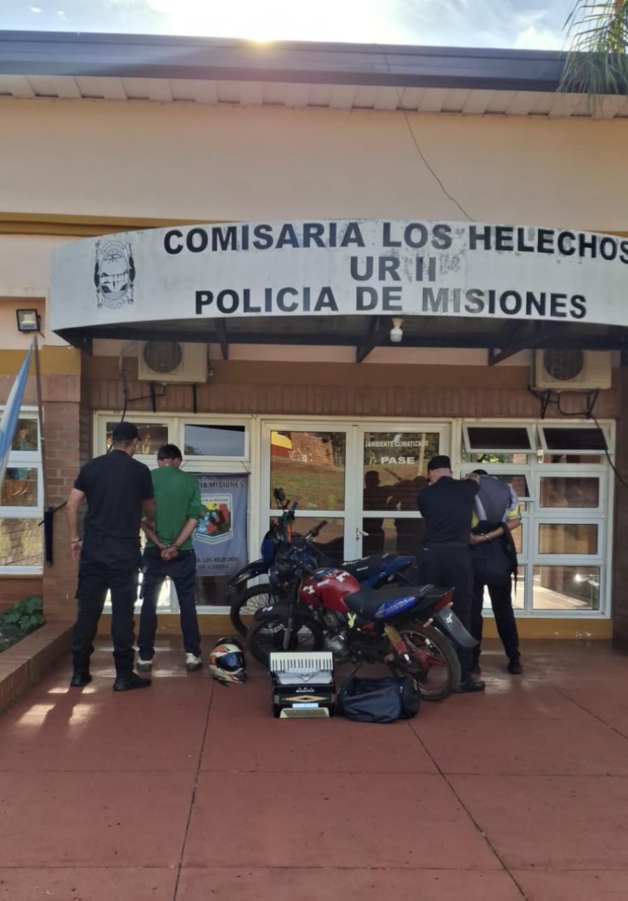 Oberá: Recuperaron un acordeón robado y detuvieron a dos delincuentes tras un operativo encubierto
