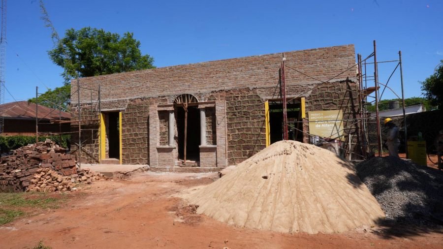Apóstoles: Avanza la puesta en valor del Museo Diego de Alfaro, una obra que busca rescatar un edificio histórico y poner en valor uno de los espacios más significativos para la identidad local