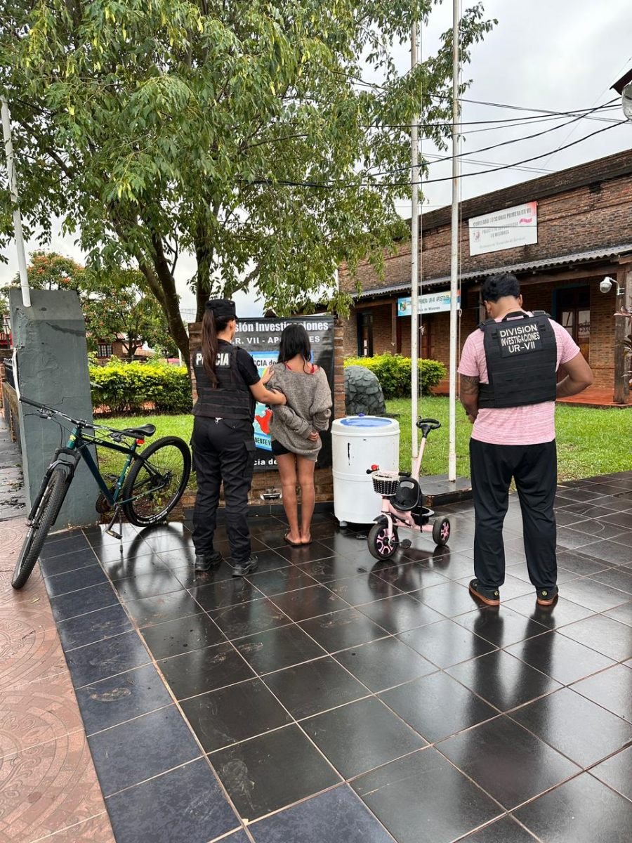 Apóstoles: Intentaba vender lo robado y fue detenida, investigan su vinculación con otros hechos