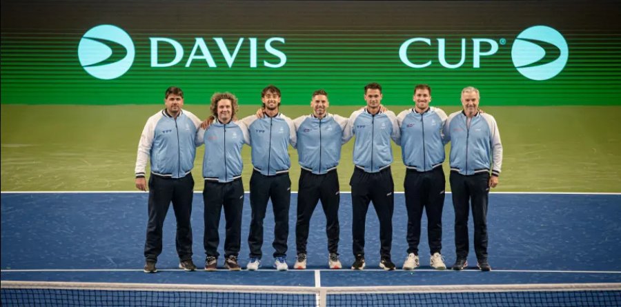 Tenis: Argentina confirmó el equipo para la Copa Davis ante Corea del Sur
