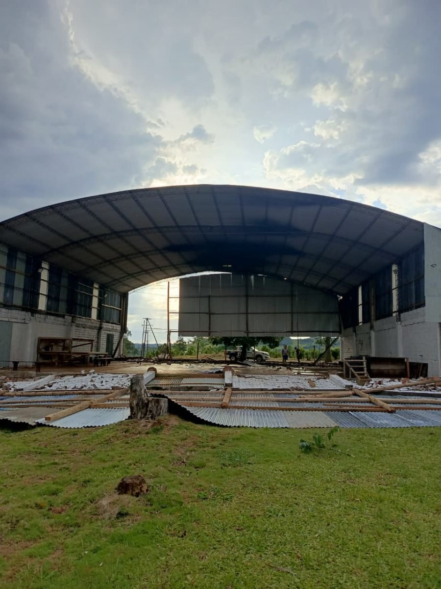 Relevaron daños ocasionados por el temporal en el Municipio misionero de Colonia Aurora