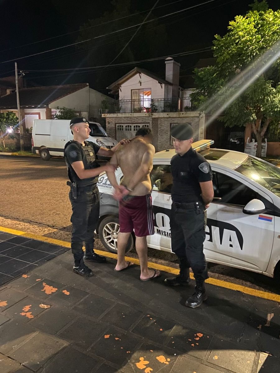 Apóstoles: Con 2,42 g/l de alcohol, un individuo de 32 años fue detenido por intentar agredir a su padre