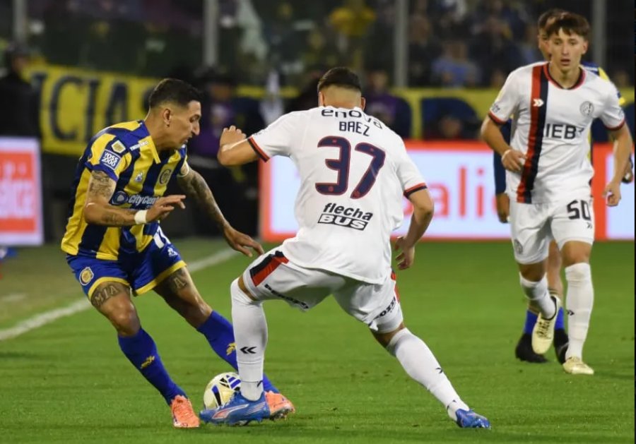 Rosario Central y San Lorenzo de Almagro protagonizaron un entretenido empate en el Gigante de Arroyito por el Torneo Clausura