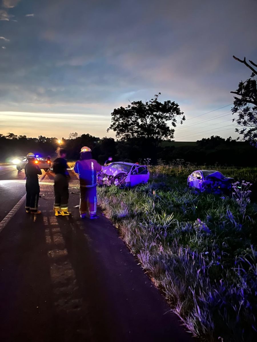 Campo Viera: Choque frontal sobre la Ruta Nacional Nº 14, dejó dos personas hospitalizadas