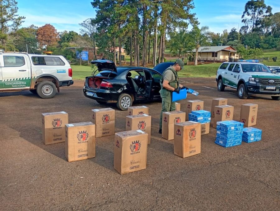 Gendarmería Nacional secuestró 14 mil paquetes de cigarrillos