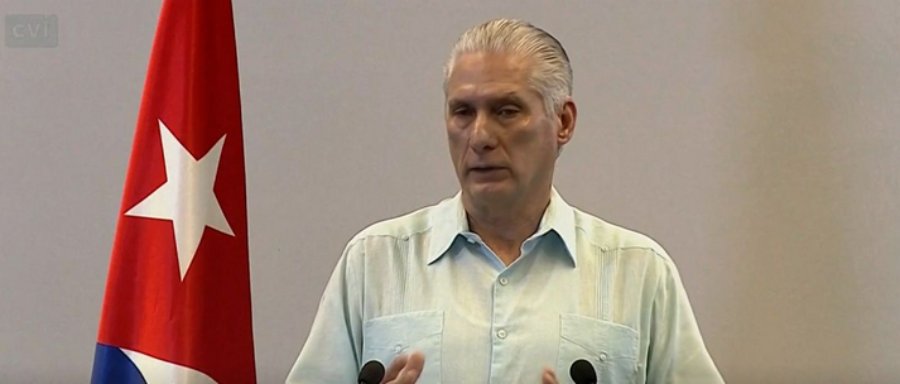 Díaz-Canel confirma diálogos con Estados Unidos sobre el embargo a Cuba