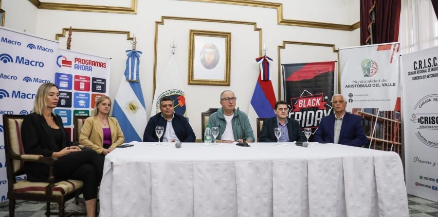 El Black Friday Aristóbulo del Valle se realizará el jueves 11, viernes 12 y sábado 13 de Diciembre, con importantes descuentos y cuotas sin interés en comercios adheridos