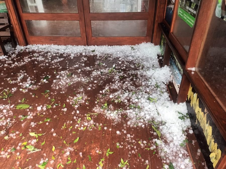 Misiones: Granizada y fuertes vientos en el Parque Provincial Moconá, no se registraron personas lesionadas ni daños materiales