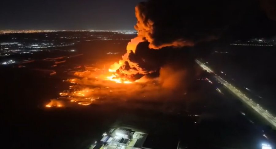 Explosiones en cadena y un impactante incendio en el Polo Industrial de Ezeiza, más de 20 heridos