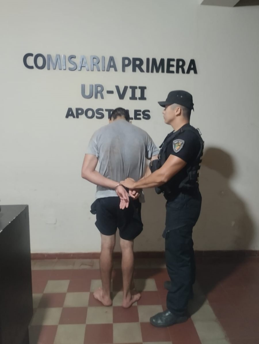 Apóstoles: Detuvieron a un individuo de 21 años por intento de robo tras ingresar a una vivienda