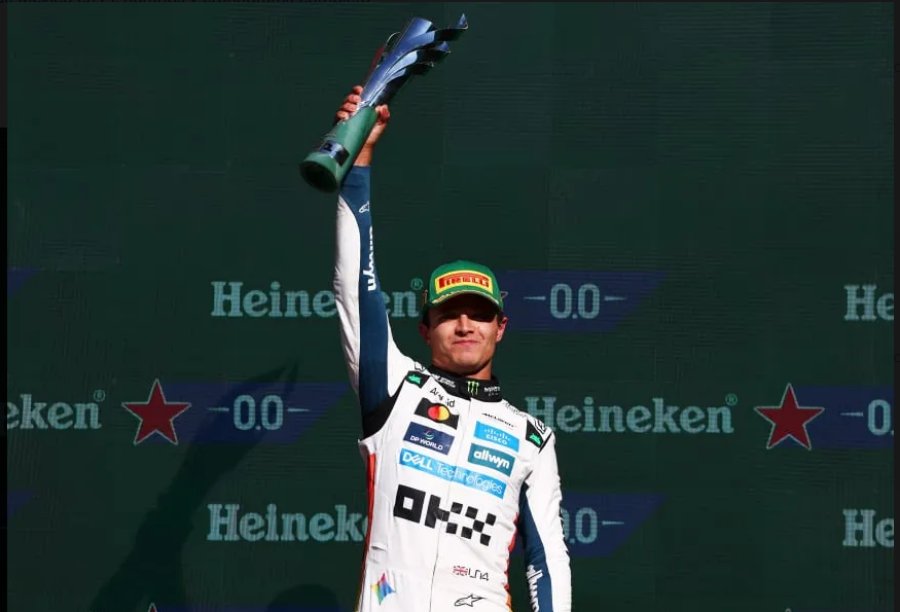 Fórmula 1: Amplio triunfo de Lando Norris con McLaren en el Gran Premio de México y lidera el campeonato