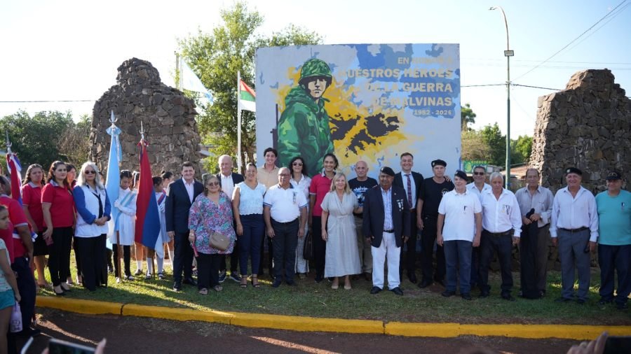 Apóstoles honró con emoción y orgullo a los héroes de Malvinas