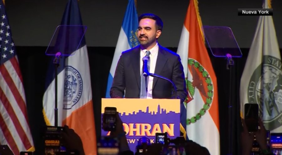 Estados Unidos: El socialista de 34 años Zohran Mamdani será Alcalde en la ciudad de Nueva York