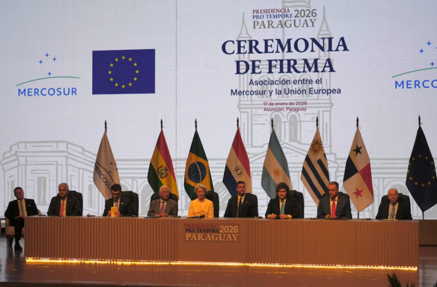 El Mercosur y la Unión Europea sellaron hoy un histórico acuerdo en Paraguay