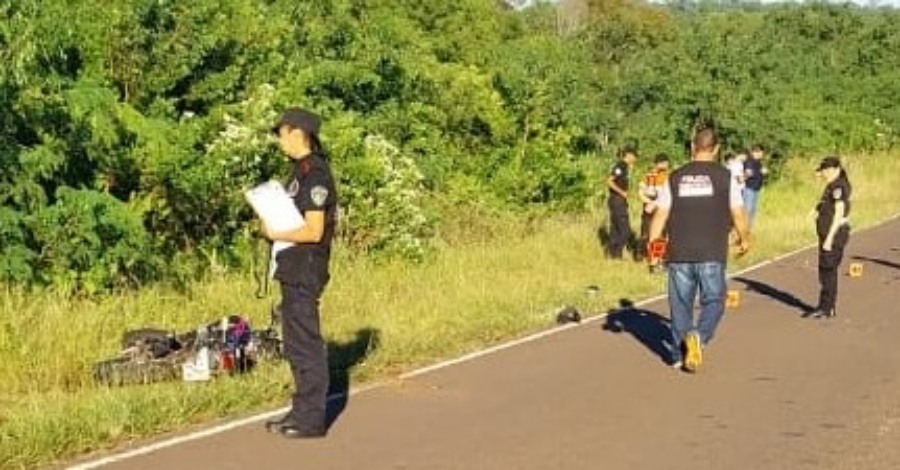 Misiones: Falleció un motociclista tras un siniestro vial, sobre la Ruta Provincial N° 3 en el Municipio de Cerro Corá